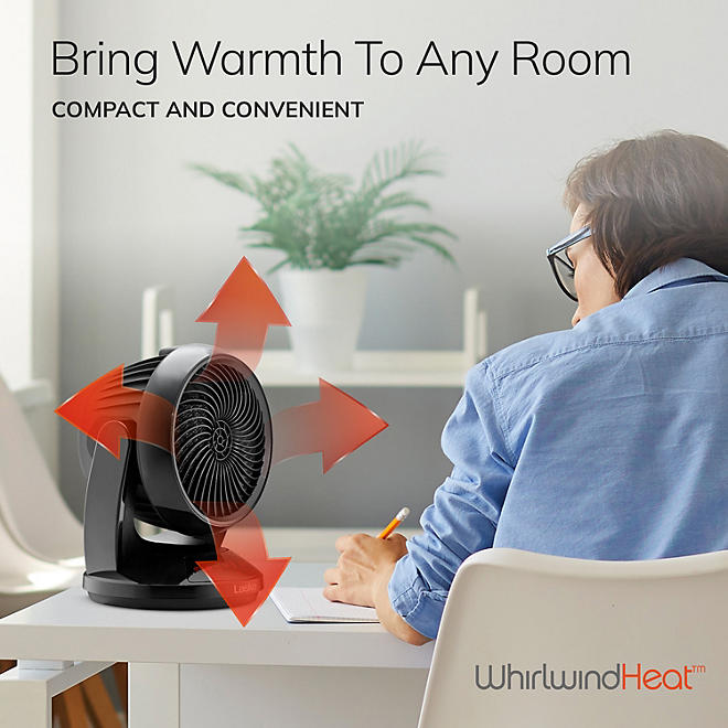 Lasko Whirlwind Heat Orbital Oscillation Ceramic Space Heater with Remote