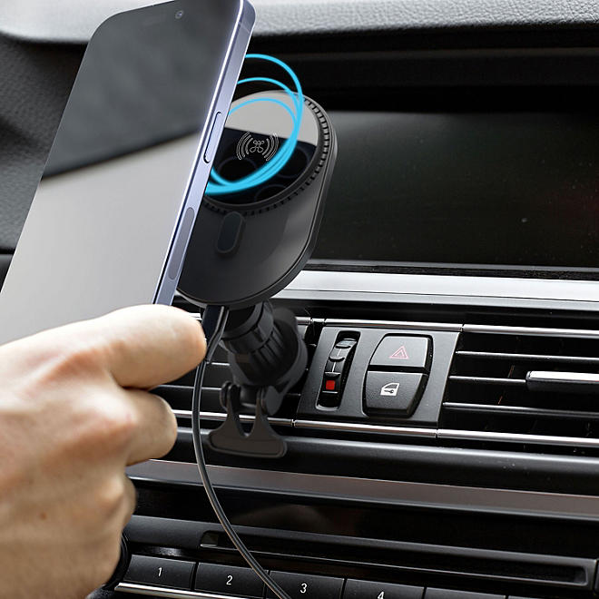 Atomi Qi2 Wireless Car Charging Kit, Three Mounting Options