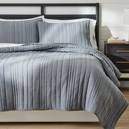 Better Homes & Gardens Gray Linen Quilt Full/Queen