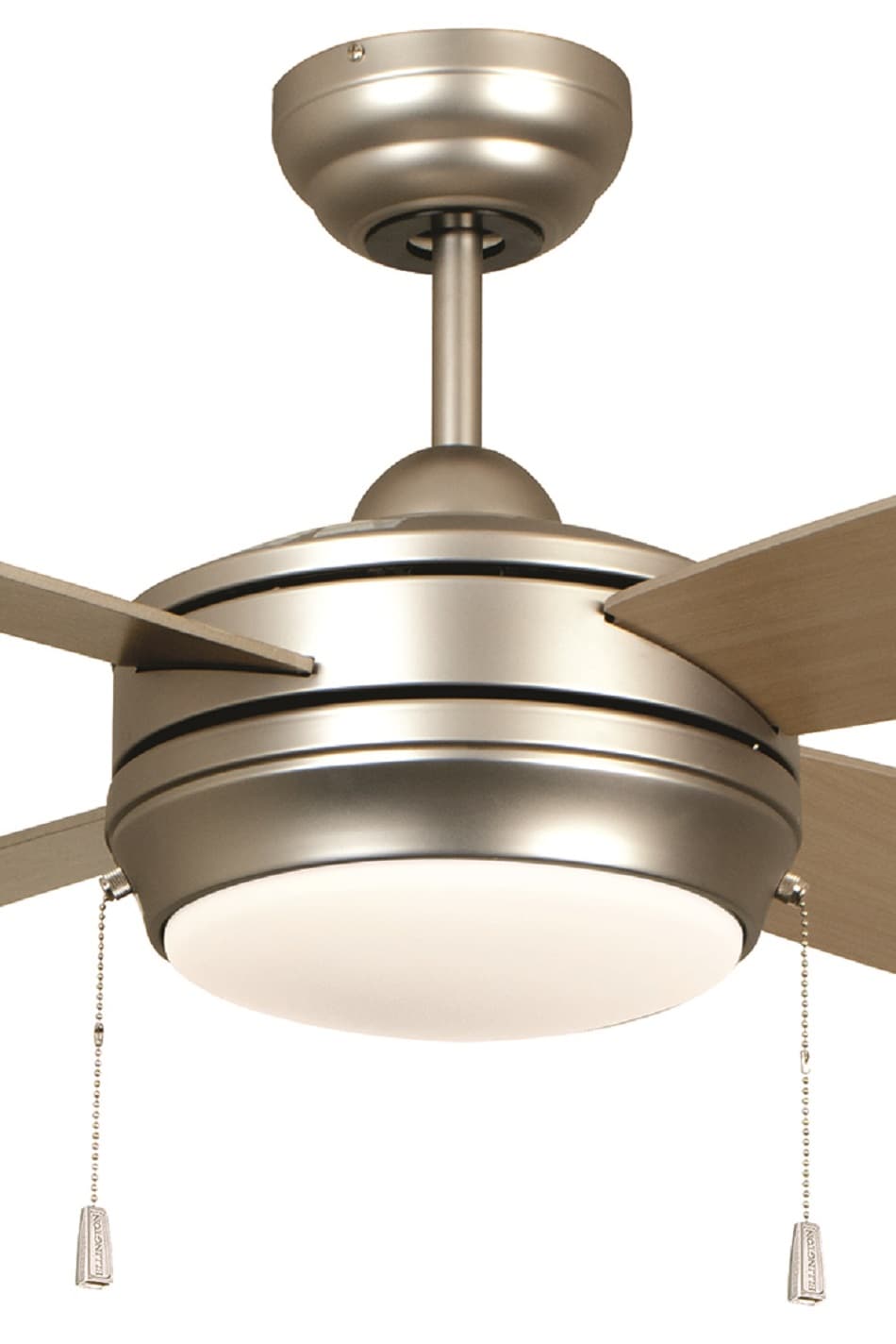 Craftmade Laval 44-in Integrated LED Brushed satin nickel with Brushed Nickel Blades Ceiling Fan With Light ( 4 -Blade )