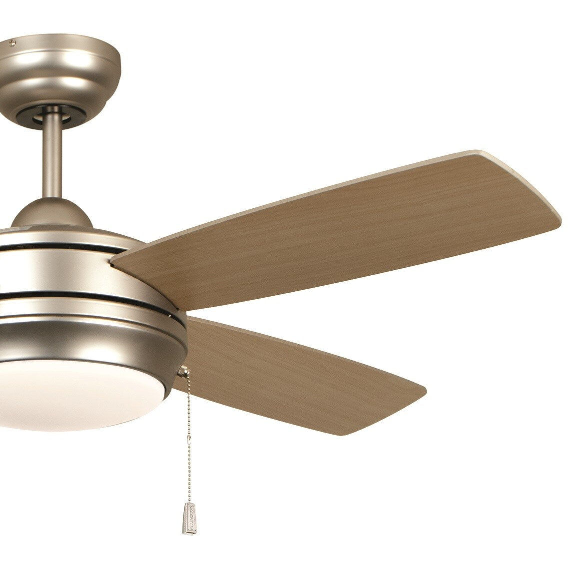 Craftmade Laval 44-in Integrated LED Brushed satin nickel with Brushed Nickel Blades Ceiling Fan With Light ( 4 -Blade )