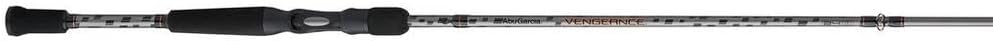 Abu Garcia Vengeance Casting Fishing Rod, 1-Piece Graphite Fishing Rod for Freshwater or Saltwater Fishing, Shock Absorbing Tip