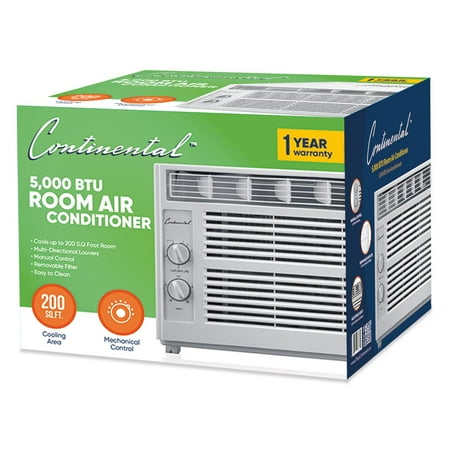 Continental Electric 5000 BTU Window Air Conditioner Manual