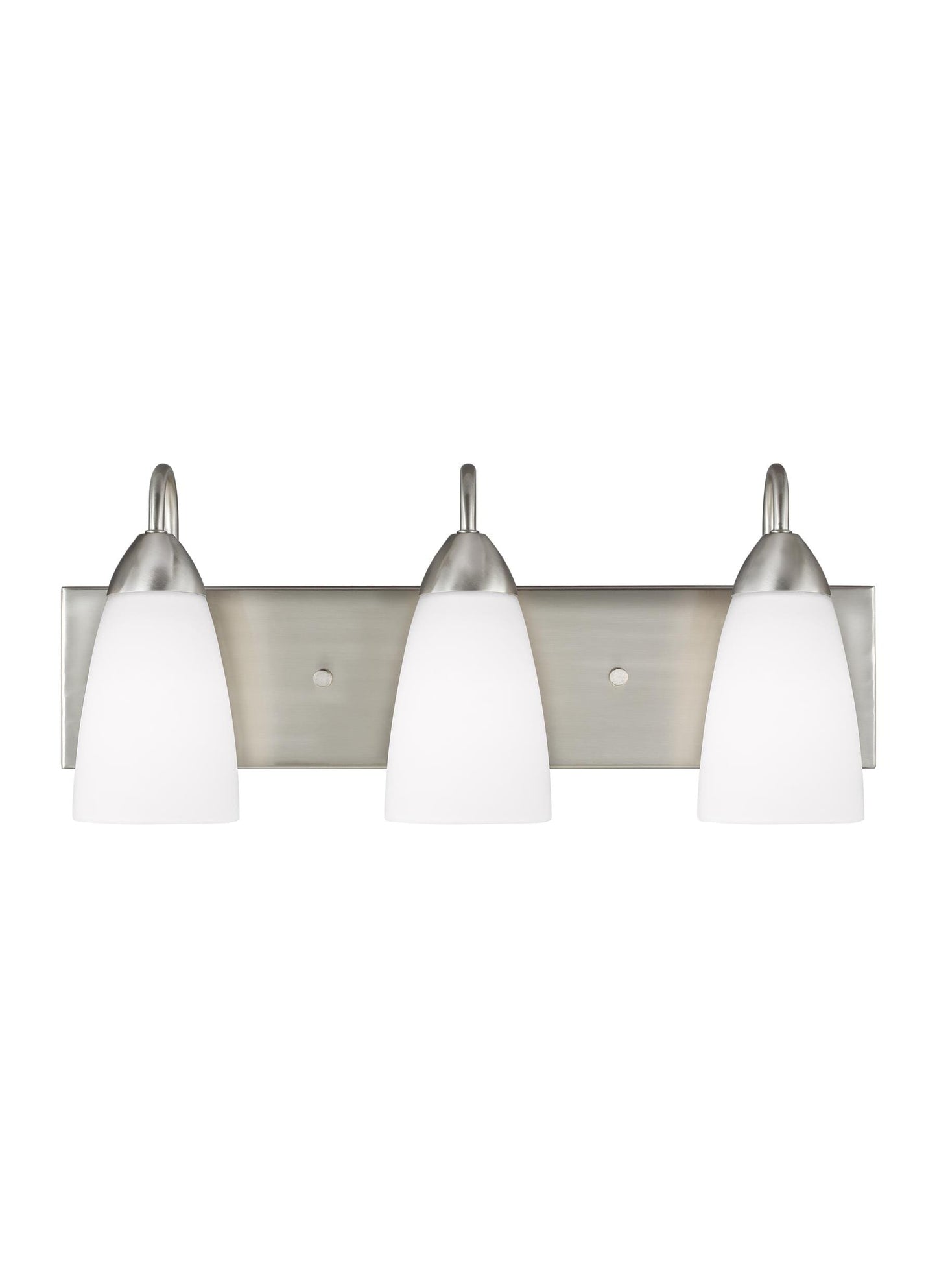 Generation Lighting 21-in 3-Light Brushed Nickel Traditional Vanity Light