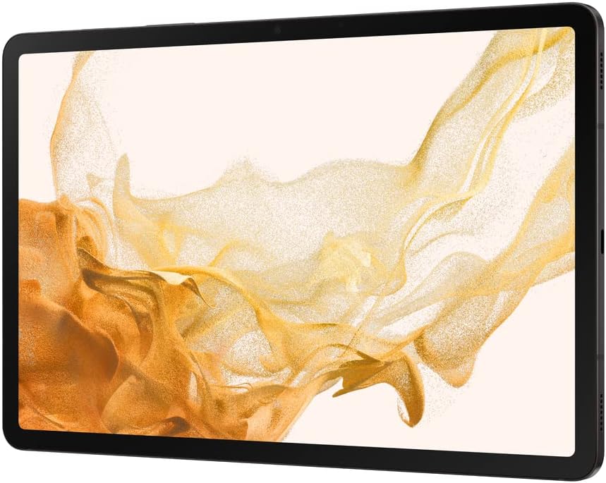 Samsung Galaxy Tab S8 Android Tablet, 11” LCD Screen, 128GB Storage, DeX Productivity, Qualcomm Snapdragon, S Pen Included, All-Day Battery Ultra Wide Camera, Graphite (Renewed)