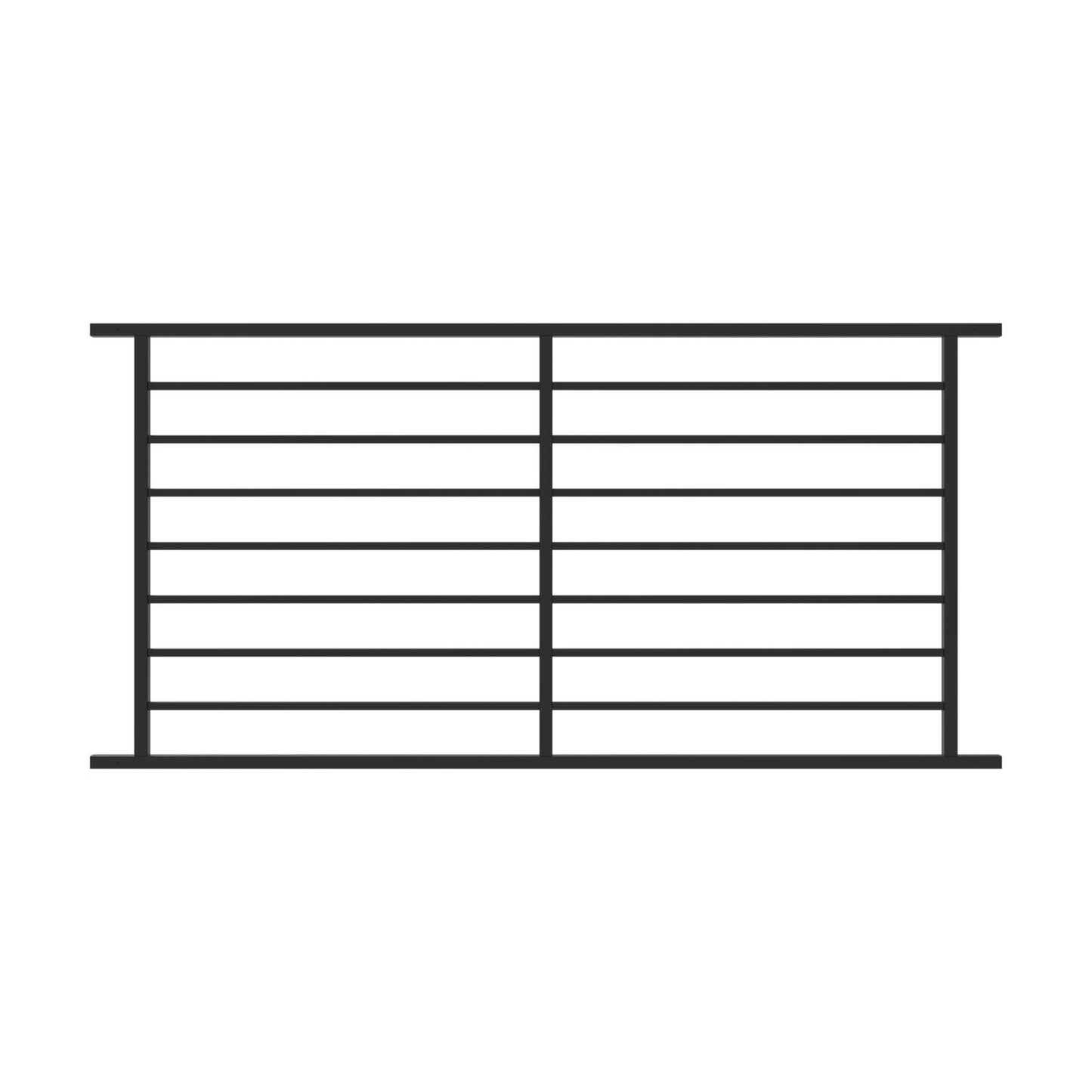 Fortress Building Products Fe26 Axis Horizontal Level Panel 34 in. H X 1 in. W X 72 in. L Steel Rail