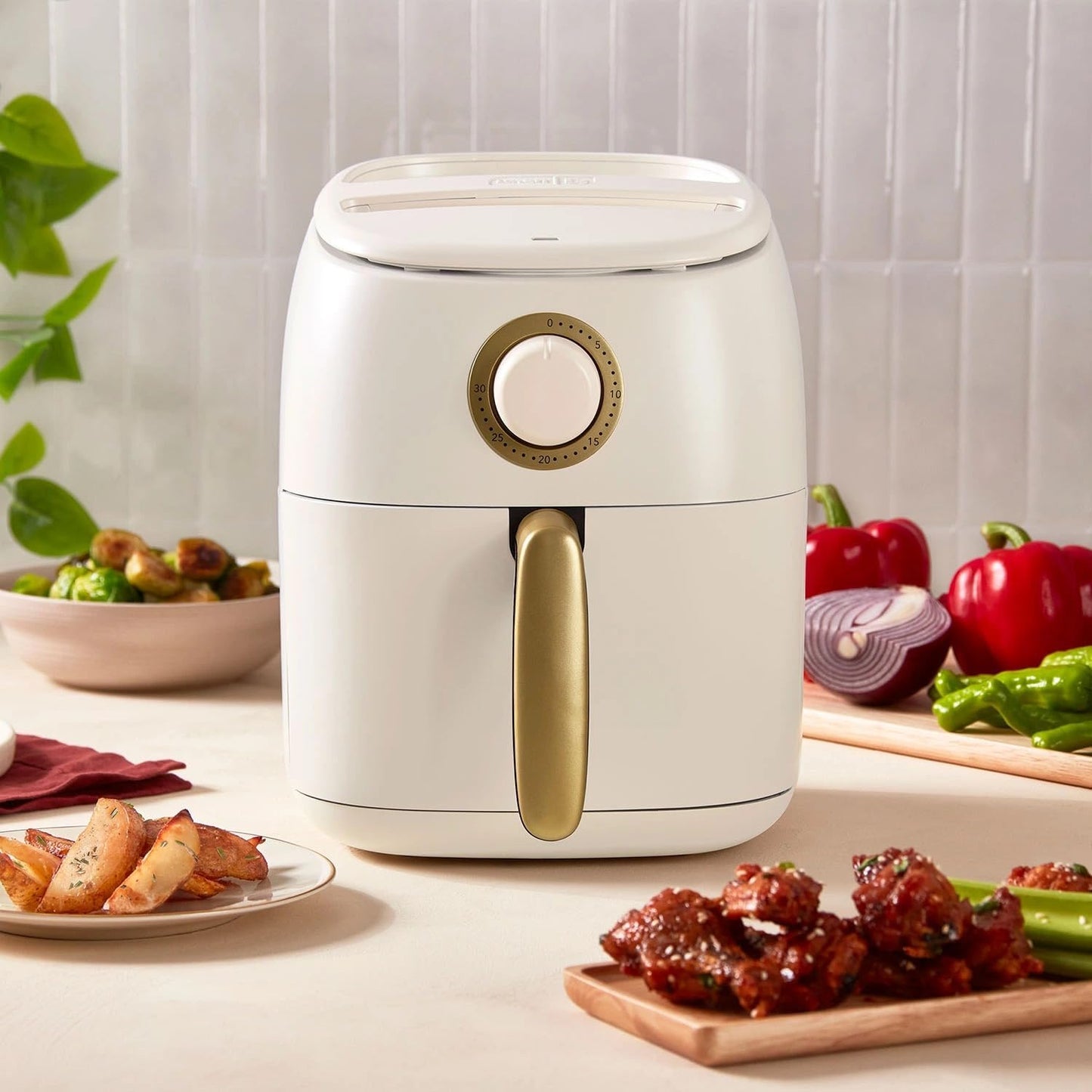 Dash DCAF12CGBGCM02 Ceramic Tasti-Crisp Express Air Fryer, 1000 Watts, 2.6 Qt