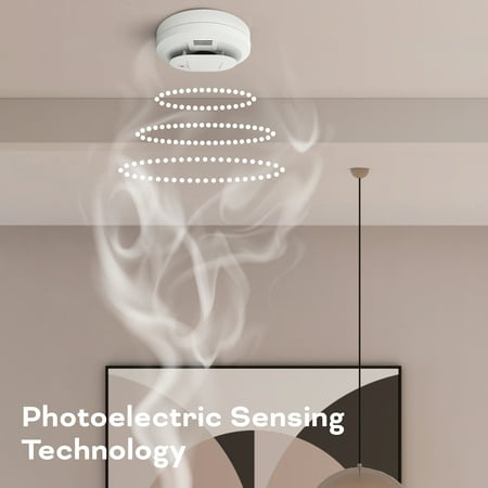 Kidde Battery Operated Smoke & Carbon Monoxide Detector with LED warning indicators & Test-Hush Button