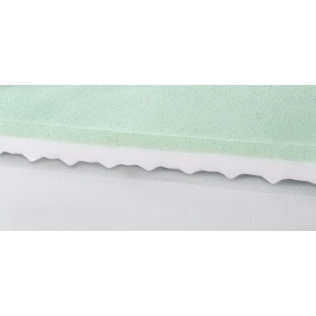 Allswell 4” Memory Foam Mattress Topper Infused with Cooling Diamond Gel, Queen