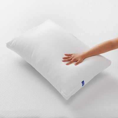 The Casper Essential Cooling Fiber Pillow - Standard: Universal Sleeper, Removable Cover, Polyester Fiber Fill, Bed Pillow