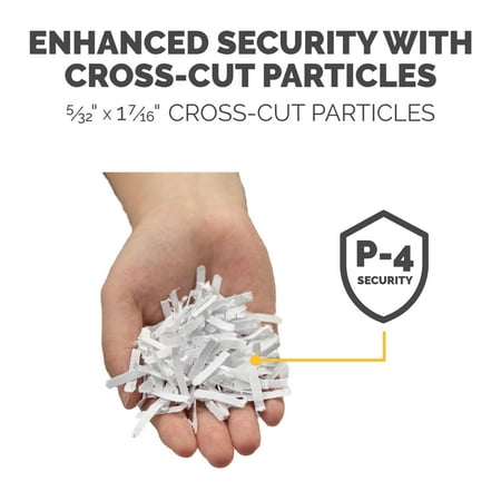 Fellowes LX50-RS 9-Sheet Cross Cut Paper Personal Shredder