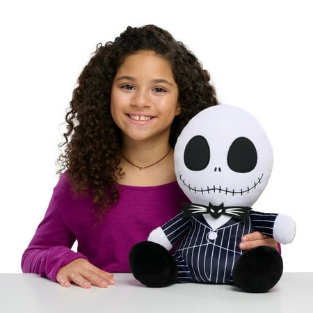 Disney Tim Burton’s The Nightmare Before Christmas Jack Skellington 2 lb Weighted Plush, Ages 3+