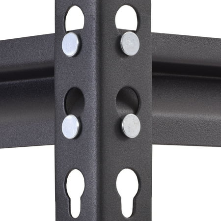 Muscle Rack 36"W x 18"D x 72"H 5-Tier Steel Shelving; 4,000 lb. Total Capacity; Black