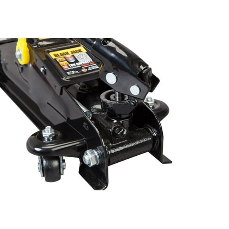 Black Jack 2 Ton Trolley Jack with 360 Rotation Handle Black, T82016W