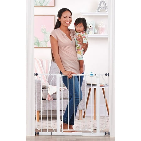 Regalo Extra Wide Baby Gate, 29"-38.5" with Walk Through Door, For Ages 6 to 24 Months