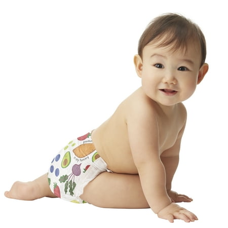 The Honest Company, Clean Conscious Disposable Baby Diapers, So Bananas & So Delish Prints, Size 5, 76 Count (Select for More Options)