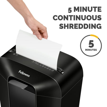 Fellowes LX50-RS 9-Sheet Cross Cut Paper Personal Shredder