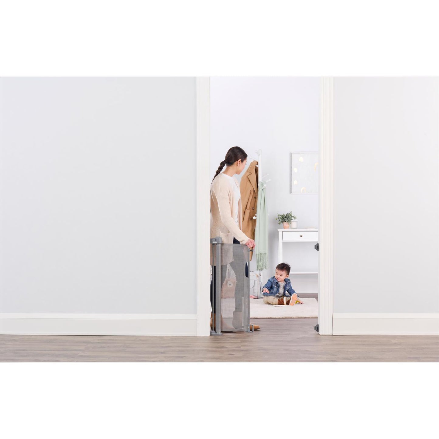 Regalo White 30 in. H X 50 in. W Plastic Safety Gate
