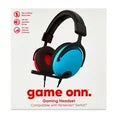 onn. Wired Video Gaming Headset with 3.5mm Connector, Flip-to-Mute Mic, Lightweight Steel, For Nintendo Switch