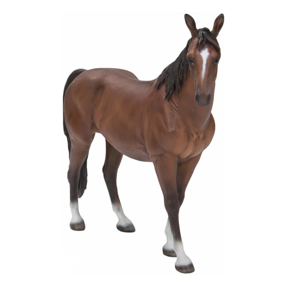 Hi-Line Gift Ltd, Standing Horse, 9.06-inch Length, Indoor Outdoor Statue Figurine