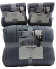 Better Homes & Gardens Gray Linen Blend King Quilt & 4 Shams 5pc Set Bedding NEW