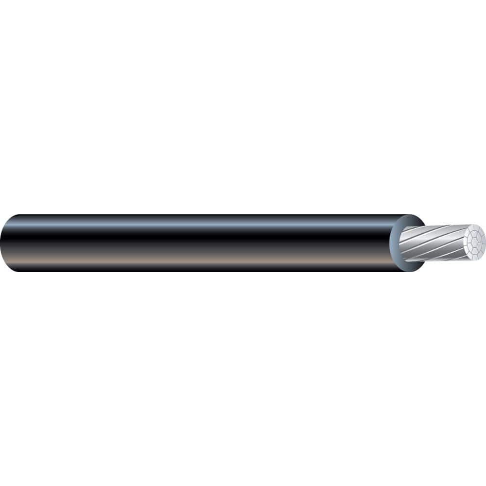 1,000 ft. 2 Black Stranded AL USE-2 Cable