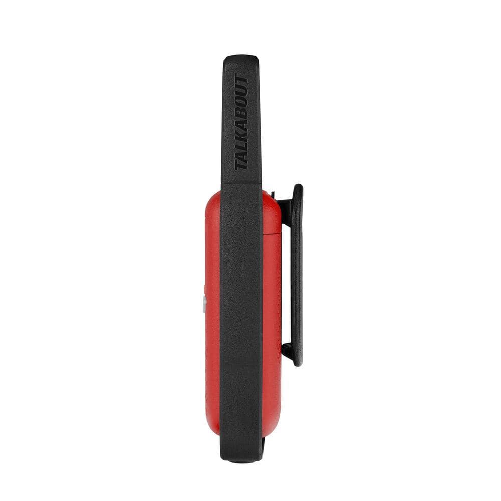Talkabout T110 2-Way Radio in Red with Black (2-Pack)