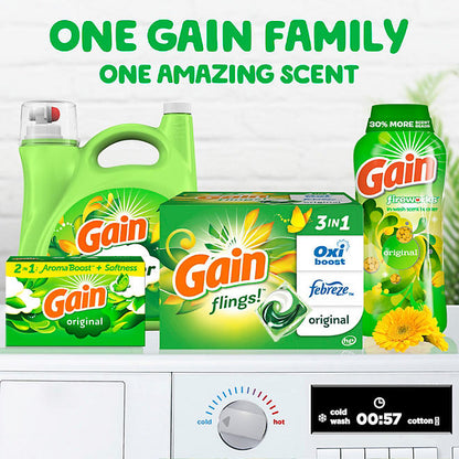Gain Flings! Laundry Detergent Pacs, Original Scent, 152 ct.