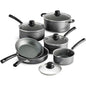 Tramontina Primaware 10 Pc Aluminum Nonstick Cookware Set Steel Gray Steel Gray 10 Pieces