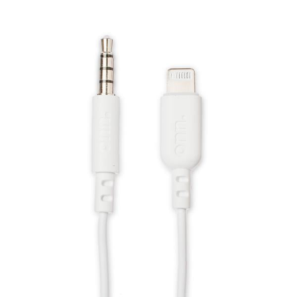 onn. 3' Lightning to 3.5 mm Audio AUX Cable for iPhone iPad