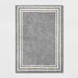 5'x7' Tetra Border Rug Gray - Threshold™