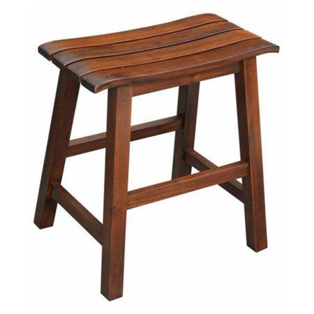 Slat Seat Stool - 18 Seat Height - Whitewood S581-781