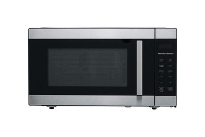 Hamilton Beach 1.6 Cu. Ft. Sensor Cook Countertop Microwave Oven  1100 Watts  Stainless Steel