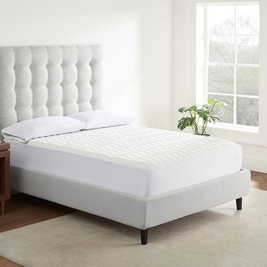 Serta Air Dry Basic Comfort Mattress Pad - White