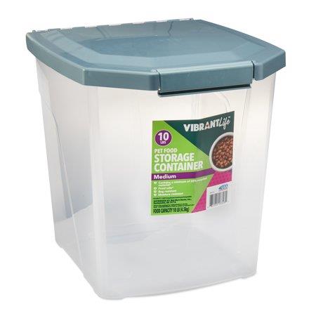 Vibrant Life Dog Food Container  Medium  10-lb Capacity