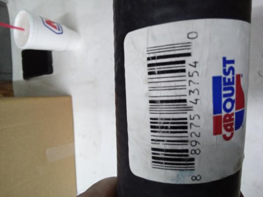 CARQUEST E72024 Hose - Durable Rubber Tube with White Label and Barcode