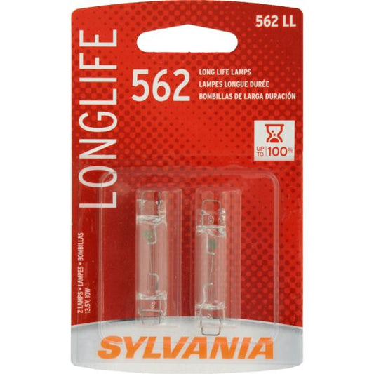 2-PK SYLVANIA 34479 - 562 Long Life Automotive Light Bulb