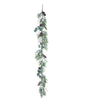 Transpac Artificial 60 in. White Christmas Sparkling Garland