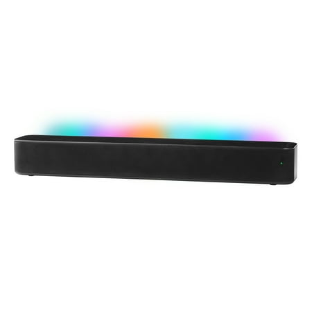 NEW - onn. 2.0 LED Soundbar with 2 Speakers, 20" MISSING AUX CORD
