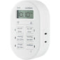 myTouchSmart Indoor Digital Timer, 1 Polarized Outlet, 24hr, Plug-in, White, 0 Amps