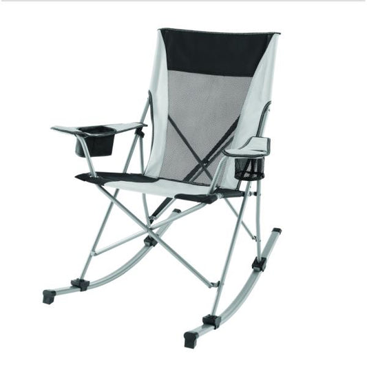 Ozark Trail 8214 Outdoor Tension Camp 2 in 1 Rocking Chair  White