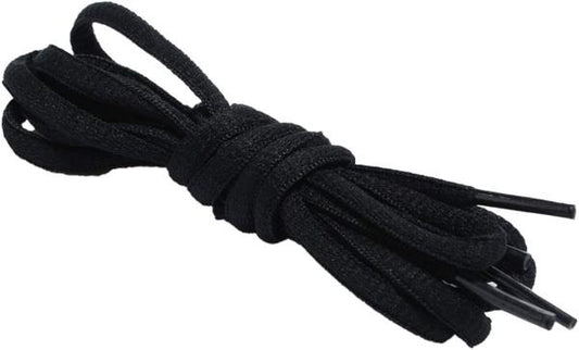 Udaily 3 Pairs Oval Shoelaces..lack: Navy Blue Deep Gray 102cm.