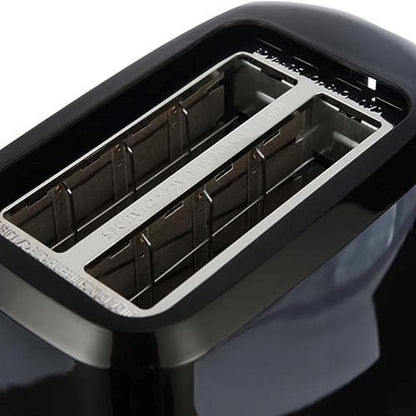 MS Premium 2 Slice Toaster with 6 Shade Settings and Removable Crumb Tray, Balck