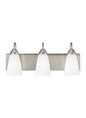 Generation Lighting 21-in 3-Light Brushed Nickel Traditional Vanity Light