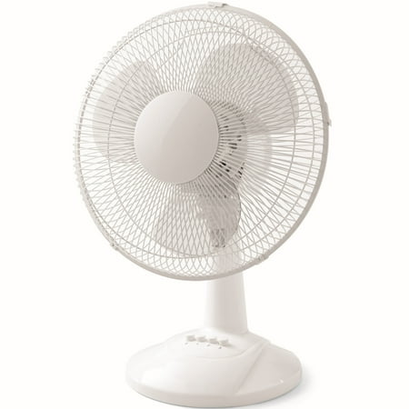 Mainstays 12" 3-Speed Oscillating Table Fan