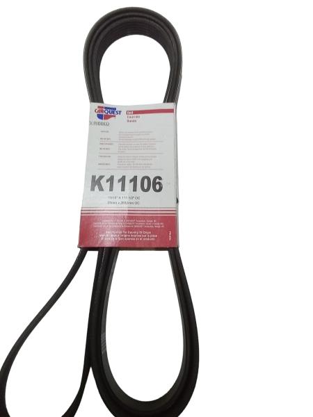 CARQUEST K11106 V-Ribbed Belt - Durable Automotive Drive Belt