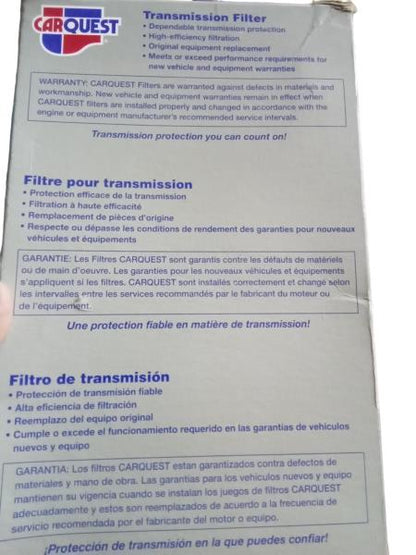 CARQUEST 96013 Transmission Filter - Dependable Protection, High-Efficiency Filtration, Original Equipment Replacement