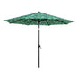 9Ft Palm round Outdoor Tilting Market Patio Umbrella with Crank