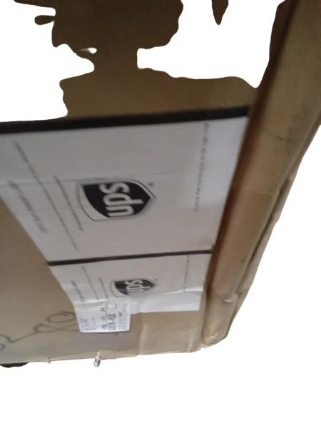 UPS Cardboard Box with Logo and Label