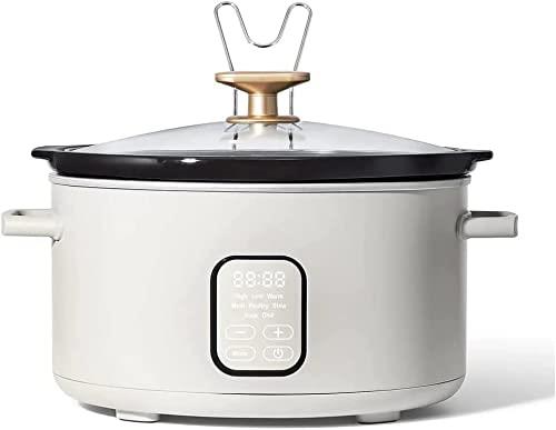 Beautiful 6 Qt Programmable Slow Cooker  White Icing by Drew Barrymore